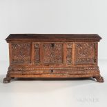 Renaissance Revival Carved Walnut Cassone