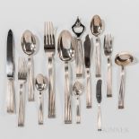 Buccellati "Rigato" Pattern Sterling Silver Flatware Service