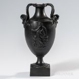 Wedgwood & Bentley Black Basalt Vase