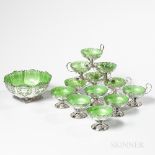 George V Sterling Silver Dessert Service