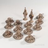 Group of German Silver Tableware