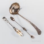 Three Sterling Silver Serving Pieces