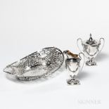 Three Pieces of American Sterling Silver Hollowware