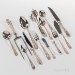 Kirk "Repousse" Pattern Sterling Silver Flatware Service