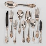 Wallace "Grand Baroque" Pattern Sterling Silver Flatware Service