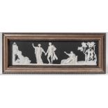 Wedgwood Black Jasper Dip Judgment of Hercules Plaque