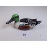 A Beswick JBDB8 duck Shoveler - boxed