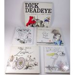 A group of five Ronald Searle books including some first editions