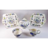 A Masons Regency Ironstone tea service comprising: two bread and butter plates, fifteen tea