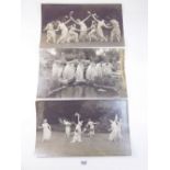 Three 1920's bromide prints of women dancing 'The Muse'
