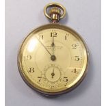 A plated pocket watch by Howard Vaughan Ross on Wye