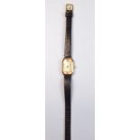 A J W Benson Art Deco 9 carat gold ladies wrist watch