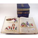 A Book of Nonsense by Edward Lear, various Winnie the Pooh books and other childrens books