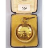 A Victorian 18 carat gold pocket watch