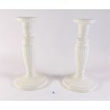 A pair of Wedgwood Cream 'Edme' candlesticks