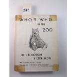 Who's Who in The Zoo by JB Morton, illustrated by Cecil Aldin - first edition