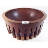 A native New Zealand wooden offering bowl - 35cm dia
