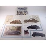 Two Morris brochures including The New Morris Sixer Series II and the Morris Ten Series III, with