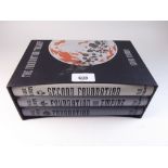 The Foundation Trilogy by Isaac Asimov. Foundation, Foundation and Empire and Second Foundation,