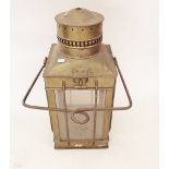 A brass lantern