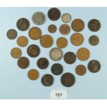 A quantity of Conder tokens miscellaneous and pre-decimal and decimal coinage, tokens include: