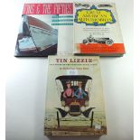 A small group of books on American cars including: Tin Lizzie - the Model T Ford by Philip Stern,