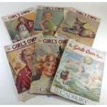 A set of six copies of 'Girls Own Paper', 1930's