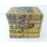 A set of five Enid Blyton books: Circus Adventure, Ship of Adventures, The Island of Adventure,