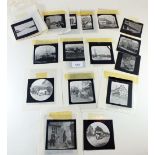 A quantity of negatives for magic lantern slides of shipping