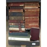A box of literary books including a set of Rudyard Kipling