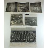A collection of six 1930's to 1950's RAF photographs including five aerial photos from the Nairobi