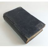 A Victorian cookery book ' A New Style of Domestic Cookery' with hand written date inside front