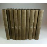 A collection of ten volumes by Jane Austen - published 1892 by Dent