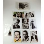 Postcards - film stars (37) including Paul Robeson, Errol Flynn, Gracie Fields, Bing Crosby (2) etc.