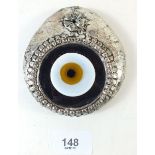 A Turkish evil eye talisman, 10cm long