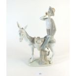 A Lladro figure - Honey Peddler on his Donkey No.4638