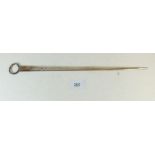 A Georgian silver skewer by CA/HG, London 1775 - 110g