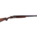 S2 12 bore Nikko 5000 Skeet over and under, 27 ins barrels, broad file cut ventilated rib with