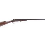 S2 .410 single semi hammer, Belgian, 29½ ins part octagonal barrel, folding side lever action, 14