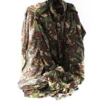 Two camo/oak leaf flight type training suits