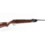 .22 Webley Falcon break barrel air rifle c.1960-70, open sights, no. 1595 Purchasers Note: This