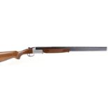 S2 20 bore Investarm over and under, 28 ins barrels, ½ & ic, ventilated rib, 3 ins Magnum