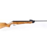 .22 Webley Mk2 break barrel air rifle, open sights, no. 42081 Purchasers Note: This Lot cannot be