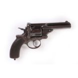S5 .450 Pryce's Patent 5 shot double action revolver, 4 ins octagonal barrel inscribed J RIGBY & CO.