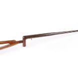 S5/S2 20 bore English (Birmingham proof) walking stick shotgun, hardwood handle with detachable