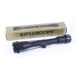 3-9 x 40 Stoeger scope; 3-9 x 42 Bushmaster scope; 4 x 40 rifle scope; 6 x 42 rifle scope - all