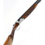 S2 20 bore Beretta S56E over and under, ejector, 26,5/8 ins barrels, narrow file cut ventilated rib,