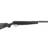 .22 Stoeger X20S2 break barrel air rifle, synthetic over barrel moderator, black synthetic stock