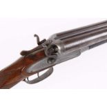 S2 The stock action and forend of a 16 bore double hammer gun by W.P. Jones c.1887, (originally with