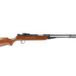 .22 Snow Peak B3F underlever air rifle, tunnel foresight, adjustable rear sight, no. 1711 Purchasers